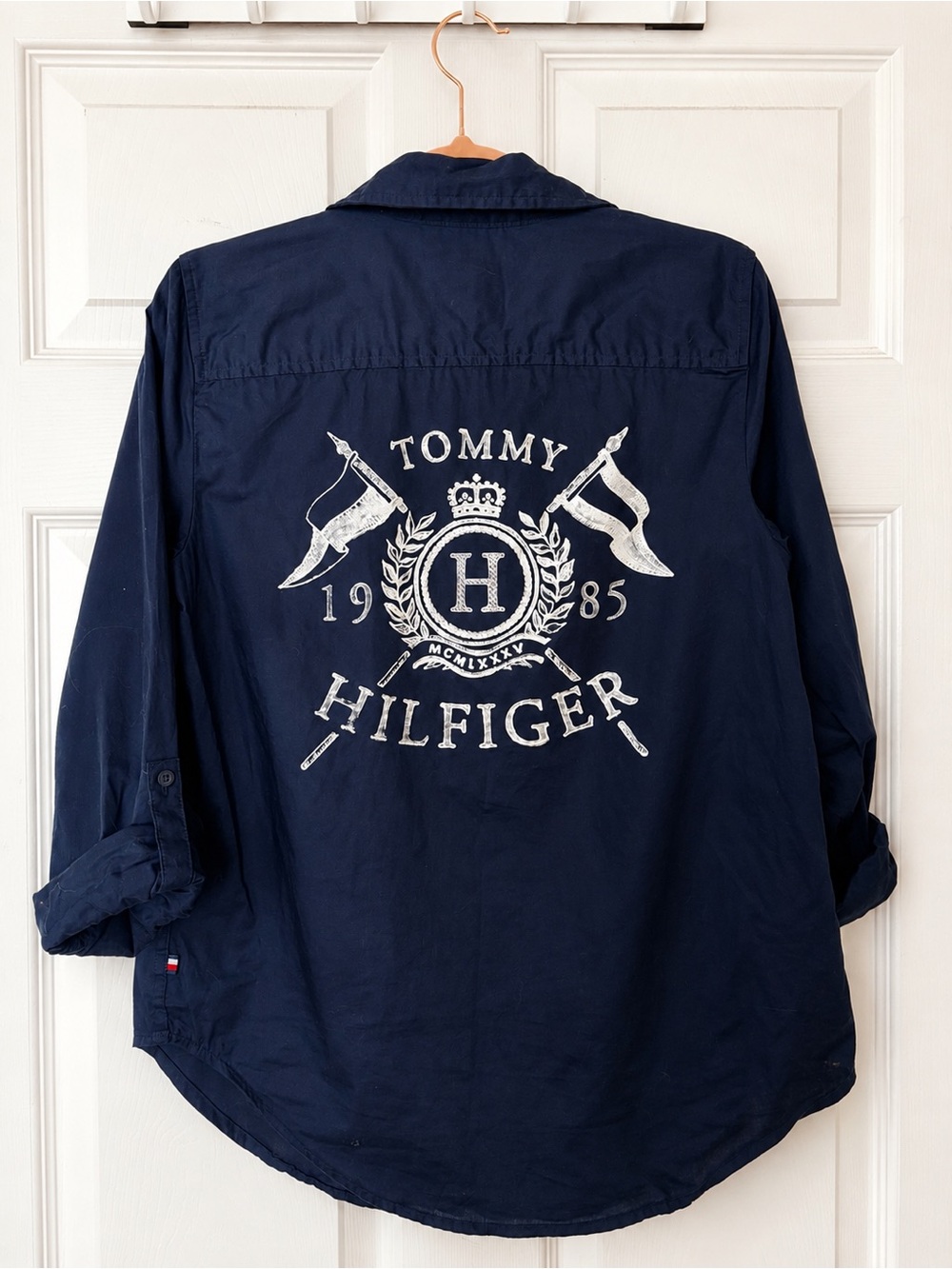 Tommy Hilfiger Navy Classic Fit Button-Up Shirt